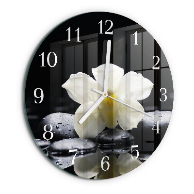 Orologio rotondo Pietre per orchidee