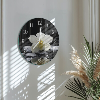 Orologio rotondo Pietre per orchidee