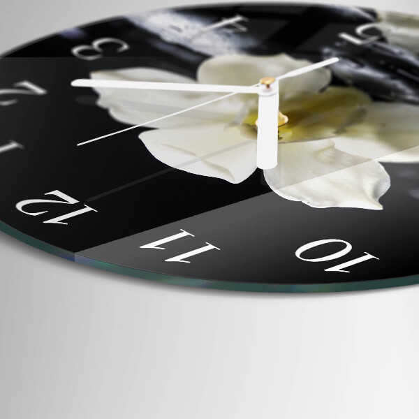 Orologio rotondo Pietre per orchidee