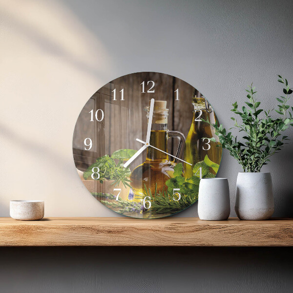 Orologio rotondo Olio