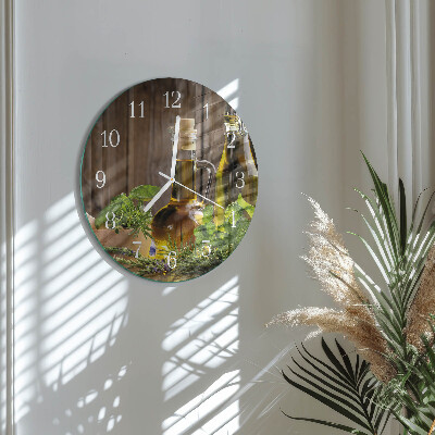 Orologio rotondo Olio