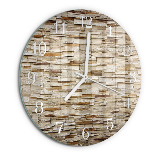 Orologio rotondo Clinker