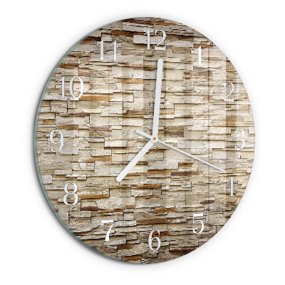 Orologio rotondo Clinker