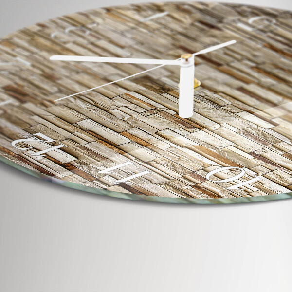 Orologio rotondo Clinker