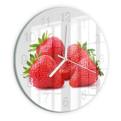 Orologio rotondo Fragole