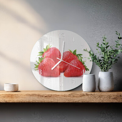 Orologio rotondo Fragole