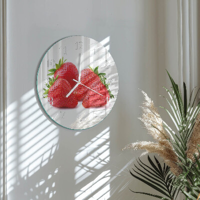 Orologio rotondo Fragole