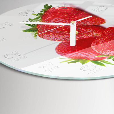 Orologio rotondo Fragole