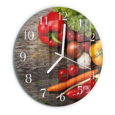 Orologio rotondo Verdure