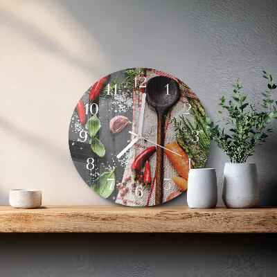 Orologio rotondo Spezie