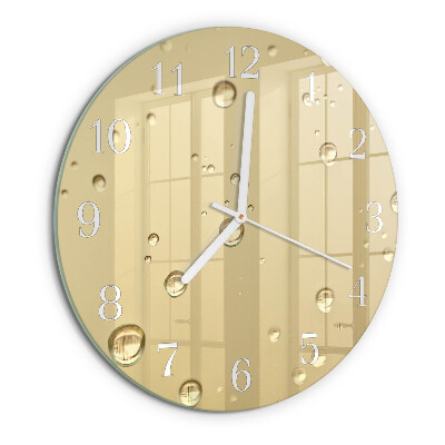 Orologio rotondo Gocce