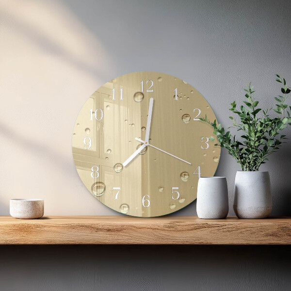 Orologio rotondo Gocce