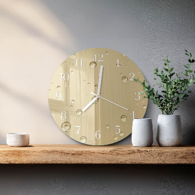 Orologio rotondo Gocce