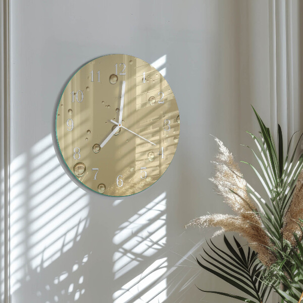Orologio rotondo Gocce