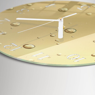 Orologio rotondo Gocce