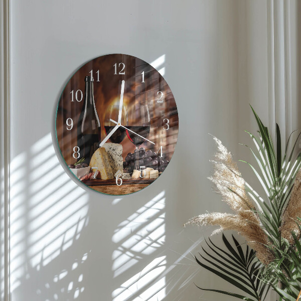 Orologio rotondo Vino