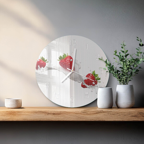 Orologio rotondo Fragola