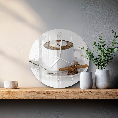 Orologio rotondo Cioccolato