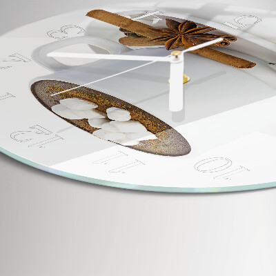 Orologio rotondo Cioccolato