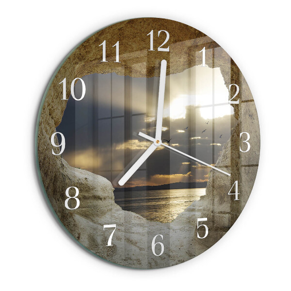 Orologio rotondo Cuore nella roccia