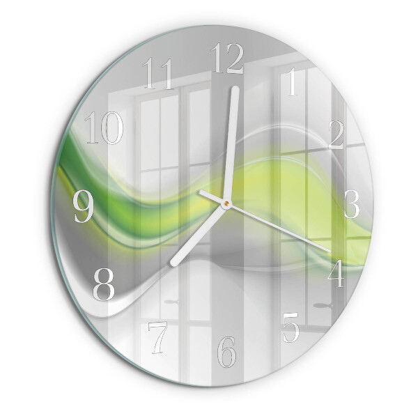 Orologio rotondo Onde di colore