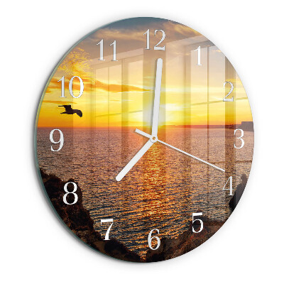 Orologio rotondo Tramonto
