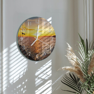 Orologio rotondo Tramonto