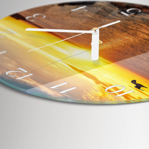 Orologio rotondo Tramonto