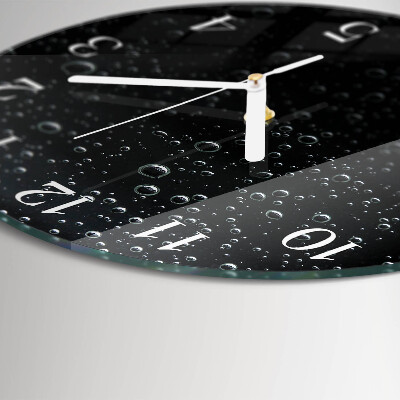 Orologio rotondo Gocce