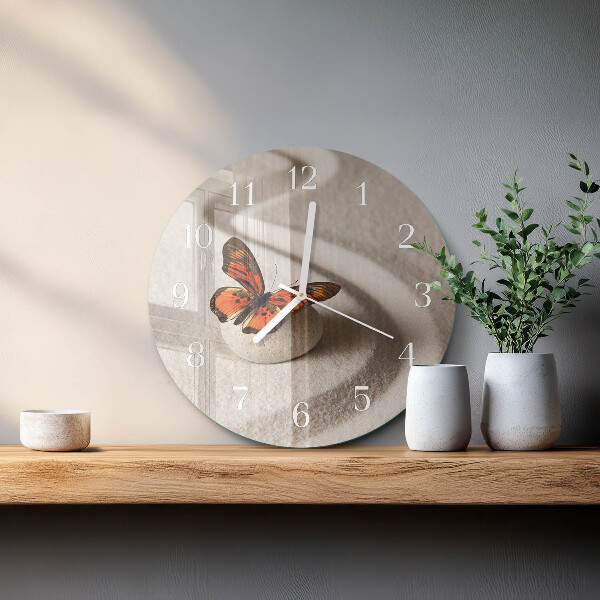 Orologio rotondo Farfalla