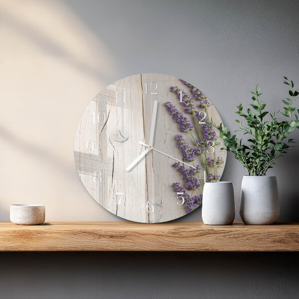Orologio rotondo Lavanda