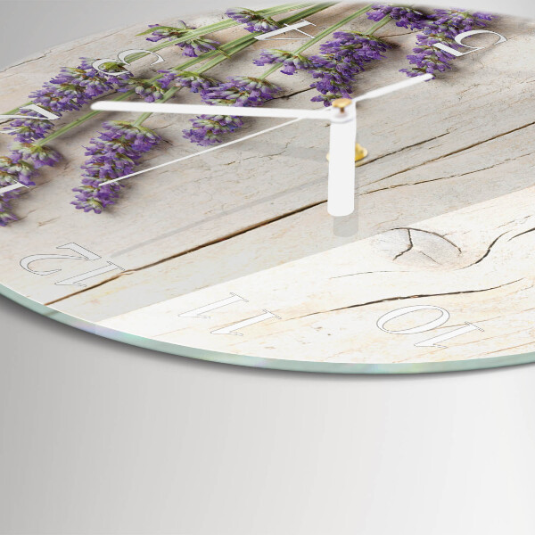 Orologio rotondo Lavanda