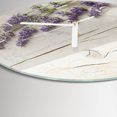 Orologio rotondo Lavanda
