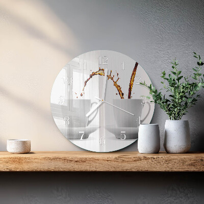 Orologio rotondo Tazze di caffè