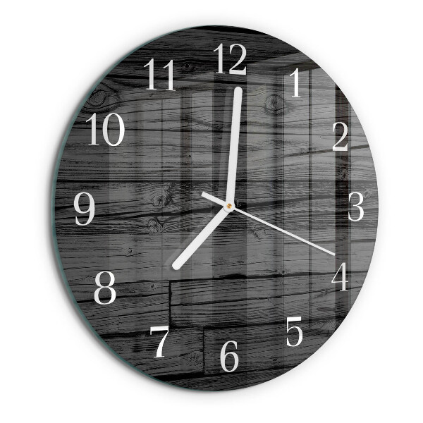 Orologio rotondo Legna