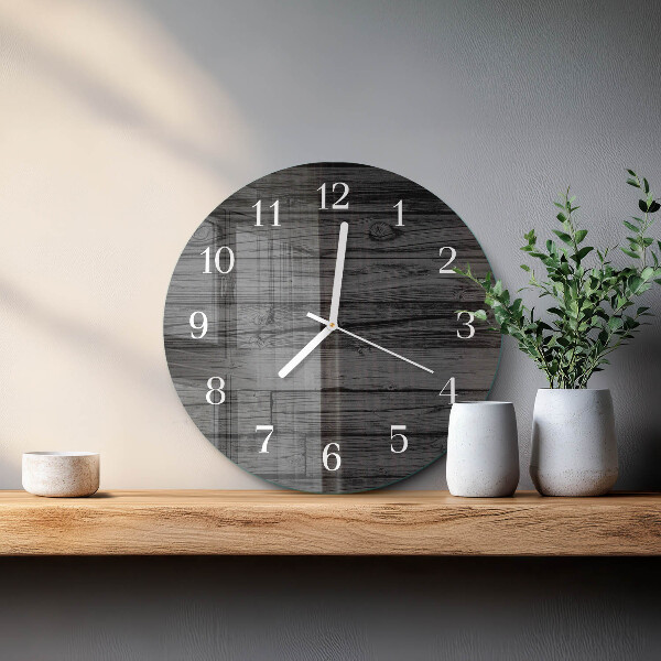 Orologio rotondo Legna