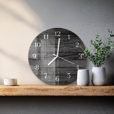Orologio rotondo Legna
