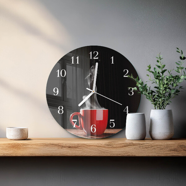 Orologio rotondo Tazza di caffè