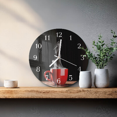 Orologio rotondo Tazza di caffè