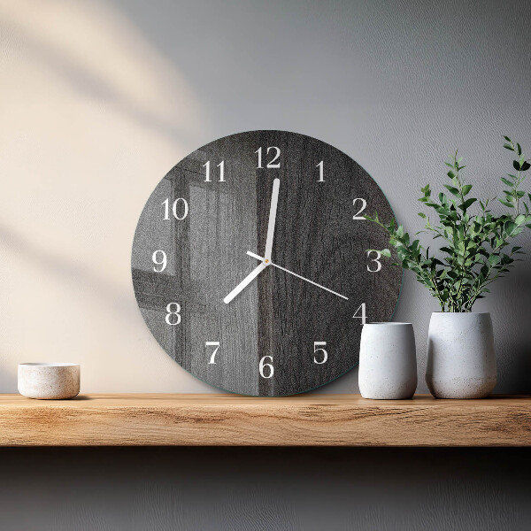 Orologio rotondo Legna