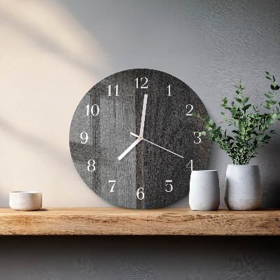 Orologio rotondo Legna