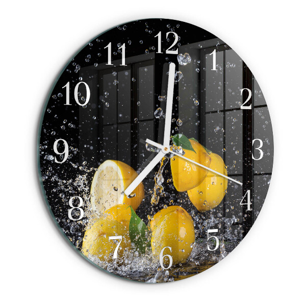 Orologio rotondo limoni