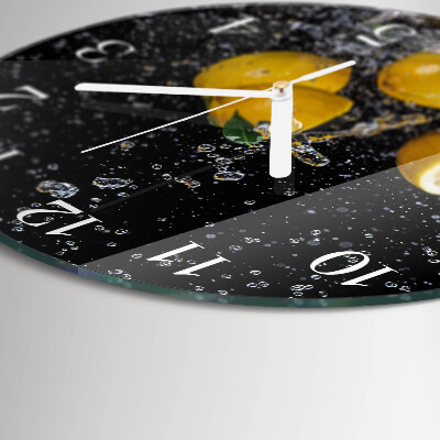 Orologio rotondo limoni