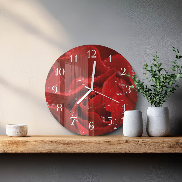 Orologio rotondo Rosa