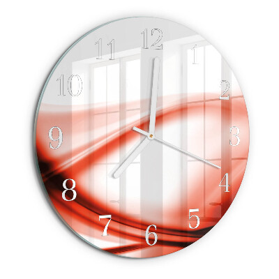 Orologio rotondo Linee astratte