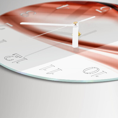 Orologio rotondo Linee astratte