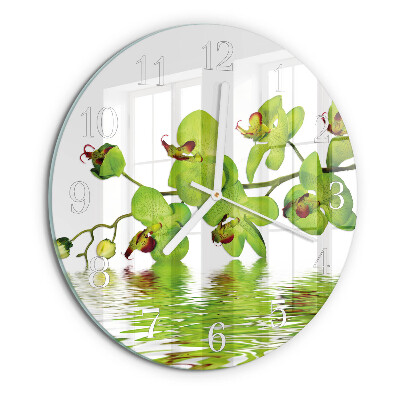 Orologio rotondo Orchidea