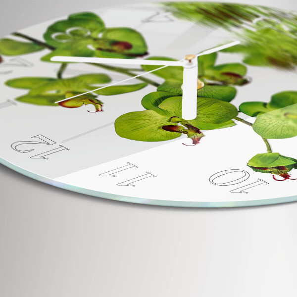 Orologio rotondo Orchidea