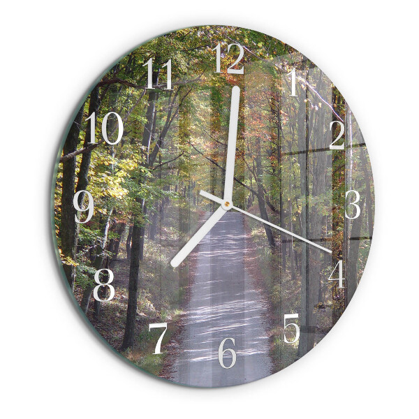 Orologio rotondo Sentiero forestale
