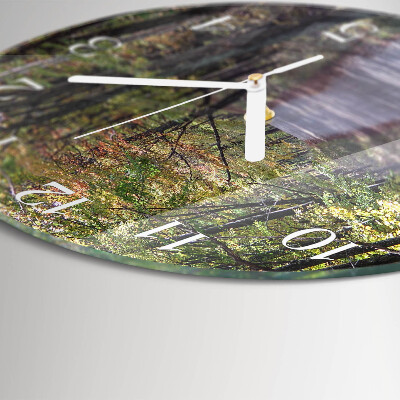 Orologio rotondo Sentiero forestale